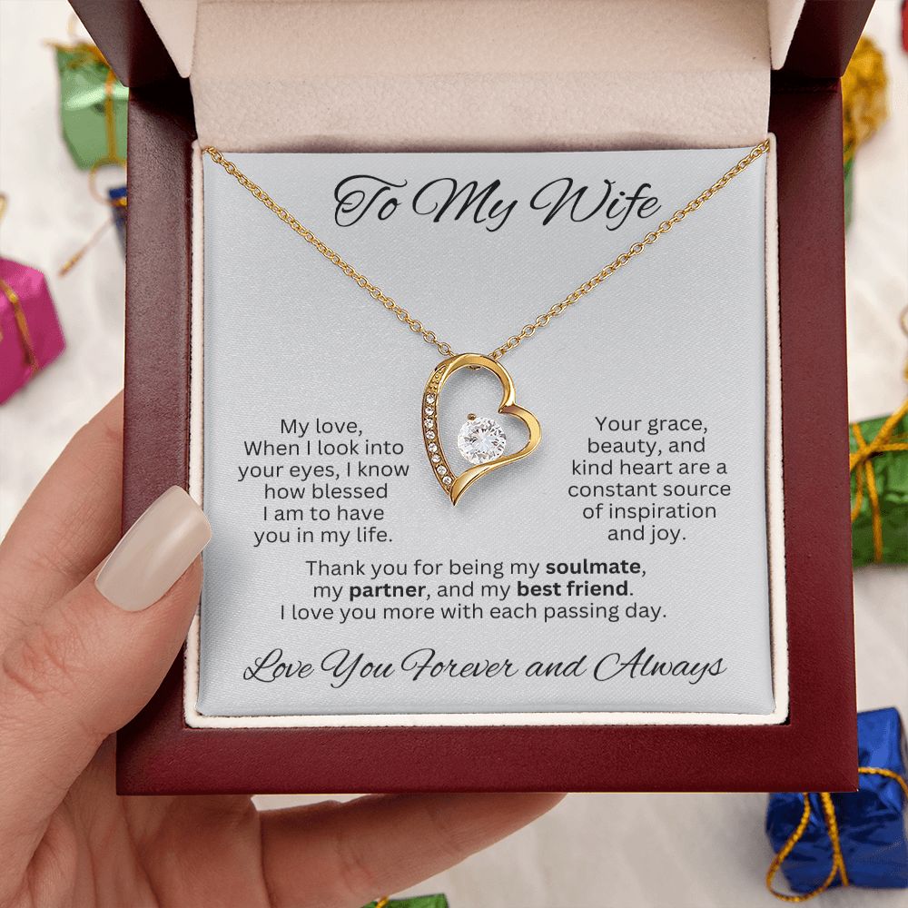 Gift For Wife-Constant Source Of Inspiration-Forever Love Necklace