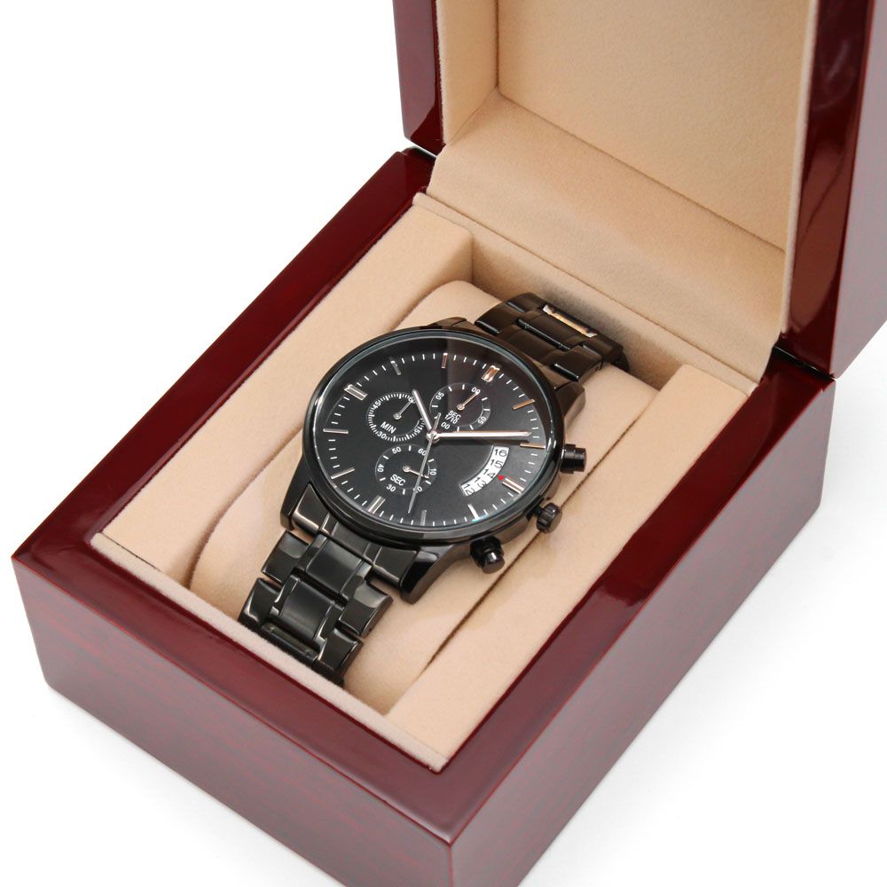 Gift For Husband-I Promise To Be Your Last Everything-Engraved Watch