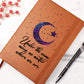 Under the moon-Graphic Leather Journal