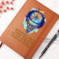 ADVENTURE AWAITS-Graphic Leather Journal