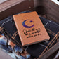 Under the moon-Graphic Leather Journal