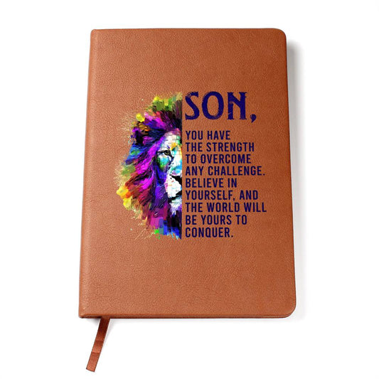 Son-Believe In Yourself- Graphic Leather Journal