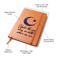 Under the moon-Graphic Leather Journal