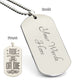 RIDE OR DIE - Personalized Engraved Dog Tag Necklace