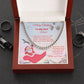 To My Son-Personalized-Kind And Generous-Cuban Chain Necklace