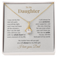 To My Daughter Necklace – Heartfelt Gift from Dad | Alluring Beauty