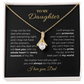 To My Daughter – Love, Dad | Heartfelt Necklace Gift Set