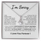 Apology Gift For Her- I'm Sorry-I Take Full Responsibility- Alluring Beauty Necklace