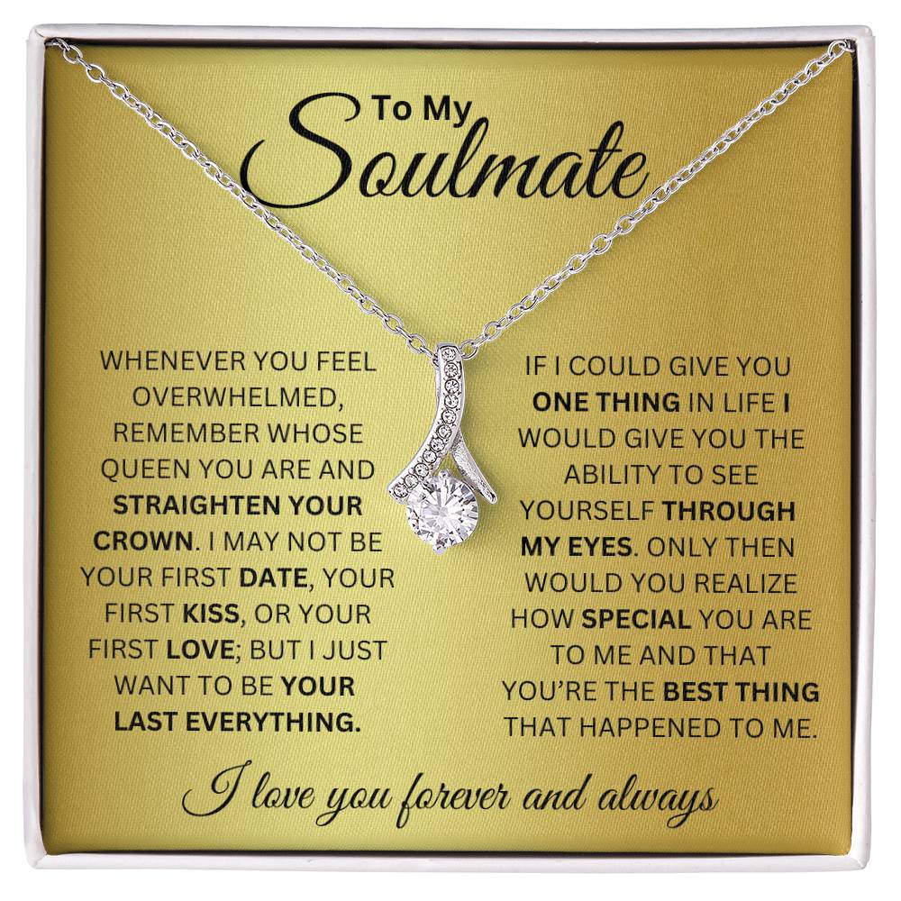To My Soulmate – Alluring Beauty Necklace Gift for Her