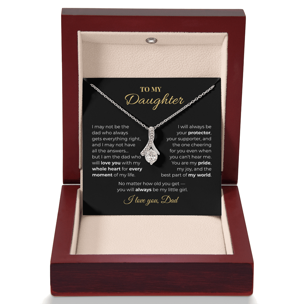 To My Daughter – Love, Dad | Heartfelt Necklace Gift Set