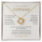 To My Beautiful Girlfriend – Love Knot Necklace Gift from Boyfriend