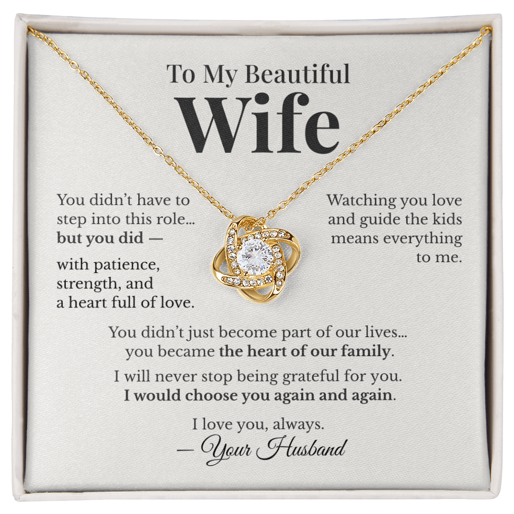 To My Beautiful Wife – Thank You for Loving My Children as Your Own