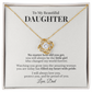 To My Beautiful Daughter Necklace Gift From Dad – No Matter How Old You Get