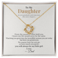 To My Daughter – You’ll Always Be My Little Girl Necklace From Dad