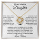 To My Daughter – Once Upon a Time Love Knot Necklace from Mom