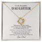 To My Beautiful Daughter – Whenever Life Gets Hard Necklace