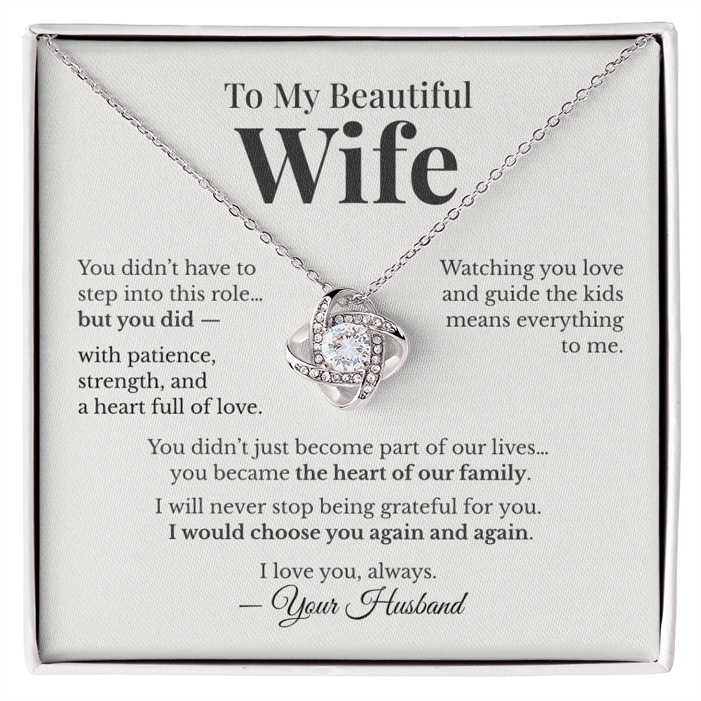 To My Beautiful Wife – Thank You for Loving My Children as Your Own