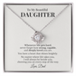 To My Beautiful Daughter Necklace Gift From Dad – Whenever Life Gets Hard