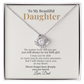 To My Beautiful Daughter Necklace Gift From Dad – You Will Always Be My Little Girl