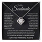 [ ALMOST SOLD OUT ] To My Soulmate| Necklace, Birthday Christmas Jewelry Romantic Gifts For My Wife with Message Card Box  Pendant for Future Wife Soulmate Girlfriend