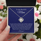 Beautiful Mom, Amazing Influence, Love Knot Necklace Gift Set, Mother's Day, Birthday  Gift