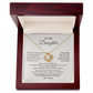 To My Daughter Necklace | You Will Always Be My Little Girl | Love Knot Necklace