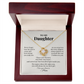 To My Daughter Necklace – Graduation Gift from Mom | Love Knot Necklace