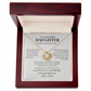 To My Daughter – Meaningful Love Knot Necklace From Dad