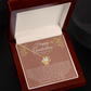 Happy Graduation Gift for Her – Love Knot Necklace With Heartfelt Message Card