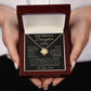 Beautiful Gift for Daughter From Dad "Never Forget That I Love You" Necklace