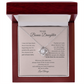 To My Bonus Daughter – Love Knot Necklace Gift From the Heart