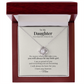 To My Daughter – Love Knot Necklace from Mom | Meaningful Gift for Daughter