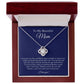 Beautiful Mom, Amazing Influence, Love Knot Necklace Gift Set, Mother's Day, Birthday  Gift