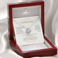 To My Beautiful Girlfriend – Love Knot Necklace Gift from Boyfriend