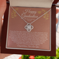 Happy Graduation Gift for Her – Love Knot Necklace With Heartfelt Message Card