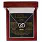 Daughter- Granddaughter Personalized Keep Me in Your Heart Interlocking Hearts Necklace