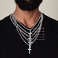 To My Son | Never Forget |  Cuban Chain with Artisan Cross Necklace