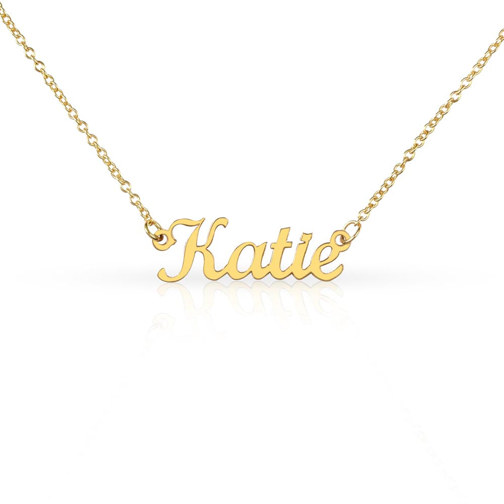 Custom Name Necklace – A Personalized Piece Made Just for You