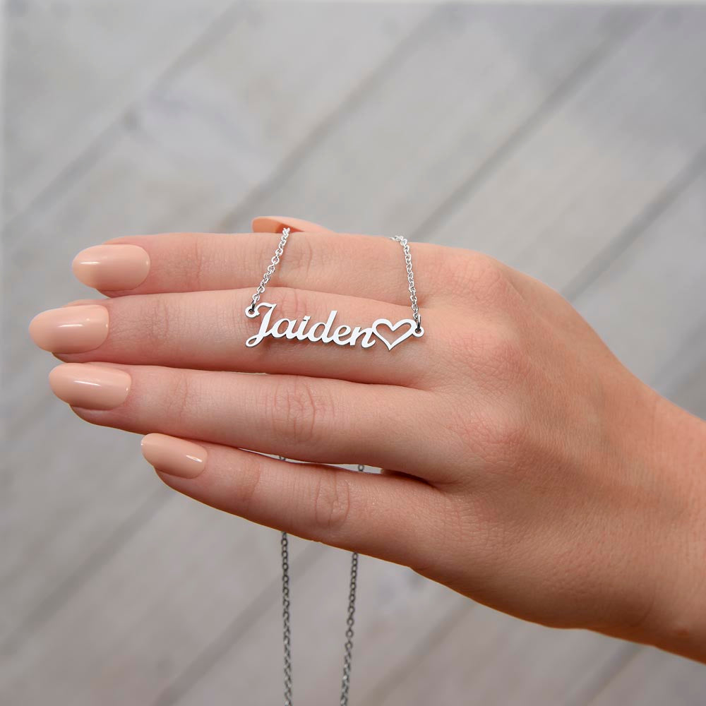 Personalized Daughter Name Necklace from Mom | Journey of Life Gift