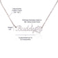 Gift To Dog Mom Personalized Name Necklace- There's nobody I'd rather have to pick up my poo!
