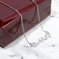 Gift For Dog Mom-You Make Our Tails Wag - Personalized Paw Print Name Necklace