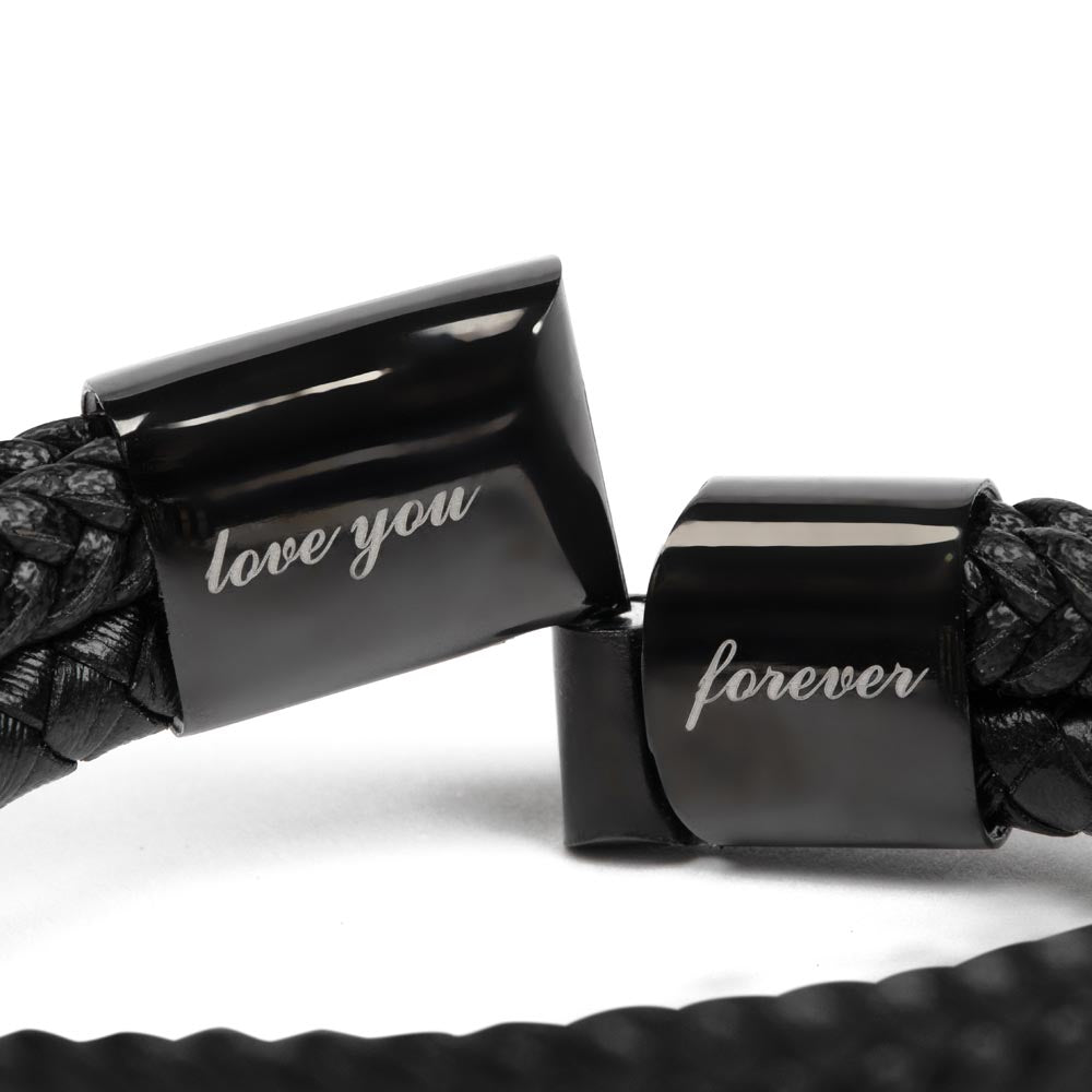 Unique Gift For Dad-Love You Forever-"Love You Forever" Bracelet