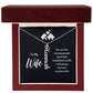 Husband And Wife -Personalized-Dual Vertical Name Necklace