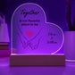 Copy of Couple's- Together- Personalized Heart Shaped Acrylic Plaque & Sweet Devotion Flower Gift Set