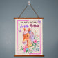 Just A Girl Who Loves Horses - Wood Framed Wall Tapestry