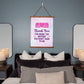 Mom- Thank You For Being The Mother You Didn't Have To Be -  Wood Framed Wall Tapestry