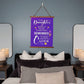 Daughter- Straighten Your Crown- Wood Framed Wall Tapestry