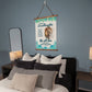 To My Granddaughter- This Old Lion- Wood Framed Wall Tapestry