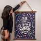 Self Love Is Your Super Power- Wood Framed Wall Tapestry