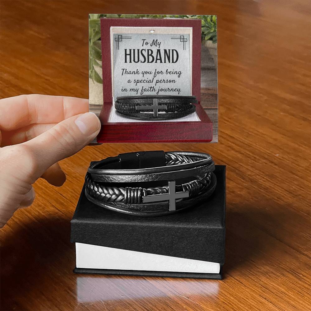 Faithful Husband-Cross Bracelet